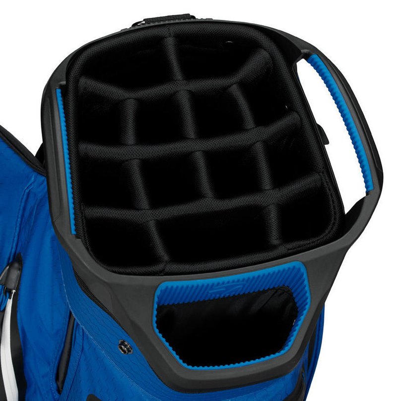 TaylorMade Storm Dry cart bag, zwart/blauw