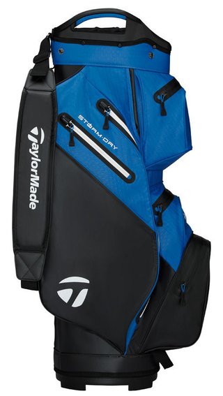 TaylorMade Storm Dry cart bag, zwart/blauw