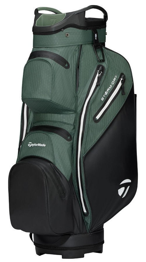 TaylorMade Storm Dry cart bag, zwart/dark sage