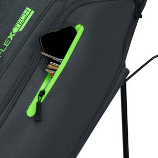 TaylorMade FlexTech stand bag, grijs/neongroen