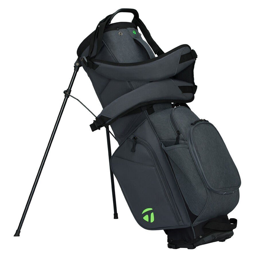 TaylorMade FlexTech stand bag, grijs/neongroen