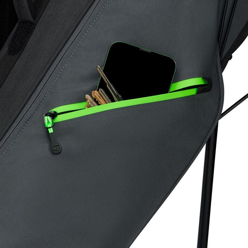 TaylorMade FlexTech Carry stand bag, grijs/zwart/neongroen