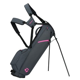 TaylorMade FlexTech Carry stand bag, grijs/neon roze