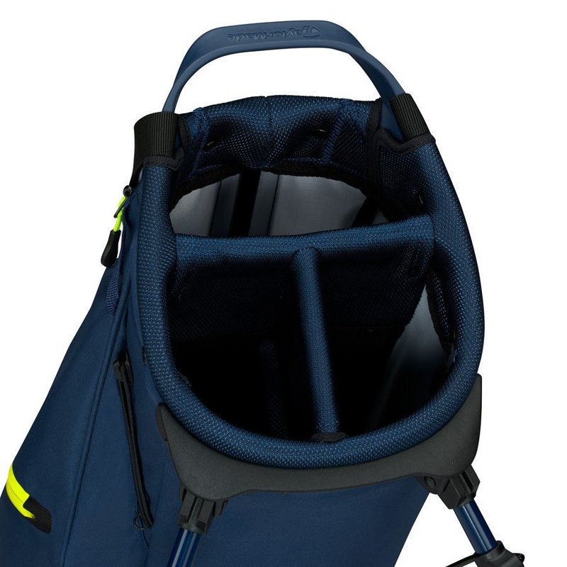 TaylorMade FlexTech Carry stand bag, navy/white/lime