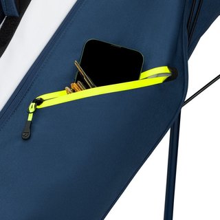 TaylorMade FlexTech Carry stand bag, navy/white/lime