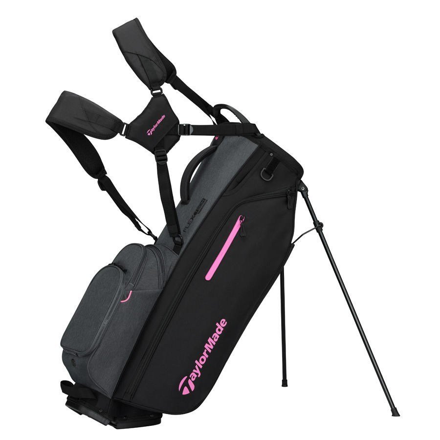 TaylorMade FlexTech Crossover stand bag, grijs/roze/zwart