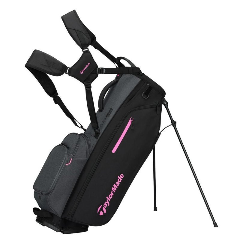 TaylorMade FlexTech Crossover stand bag, grijs/roze/zwart