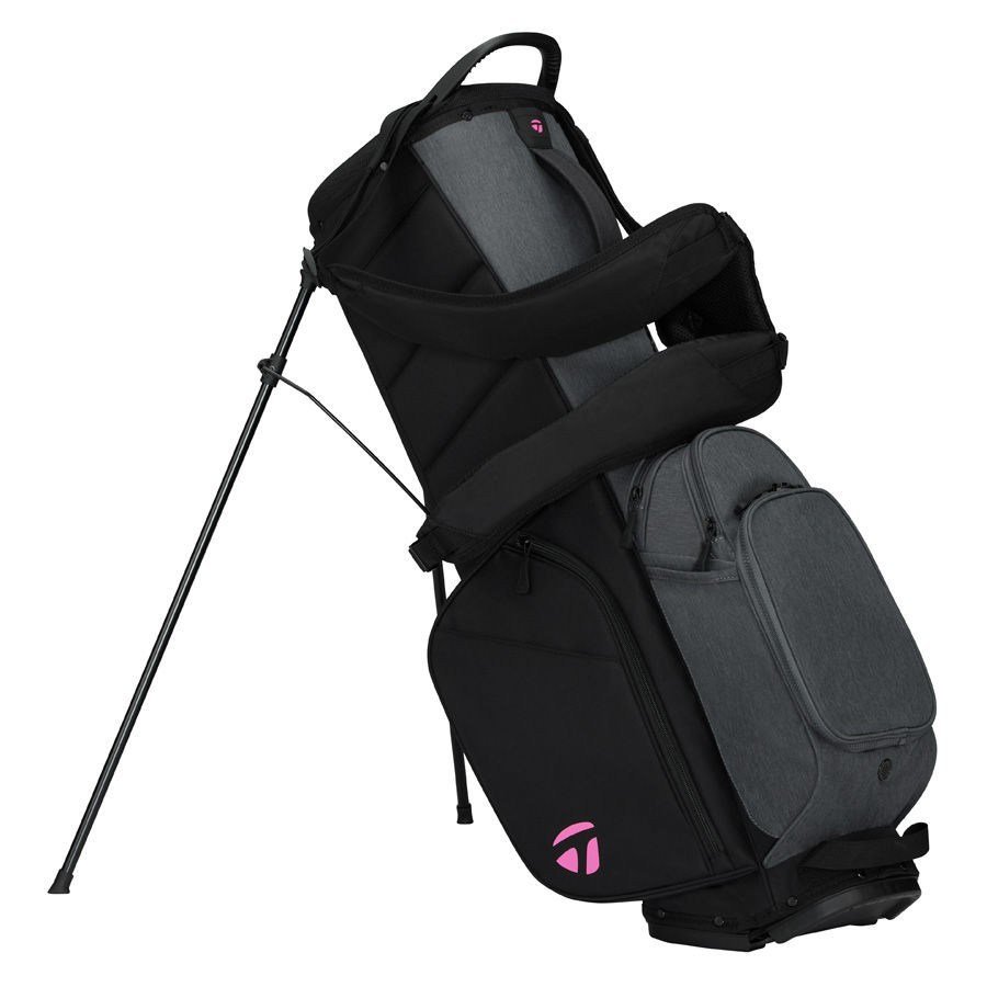 TaylorMade FlexTech Crossover stand bag, grijs/roze/zwart