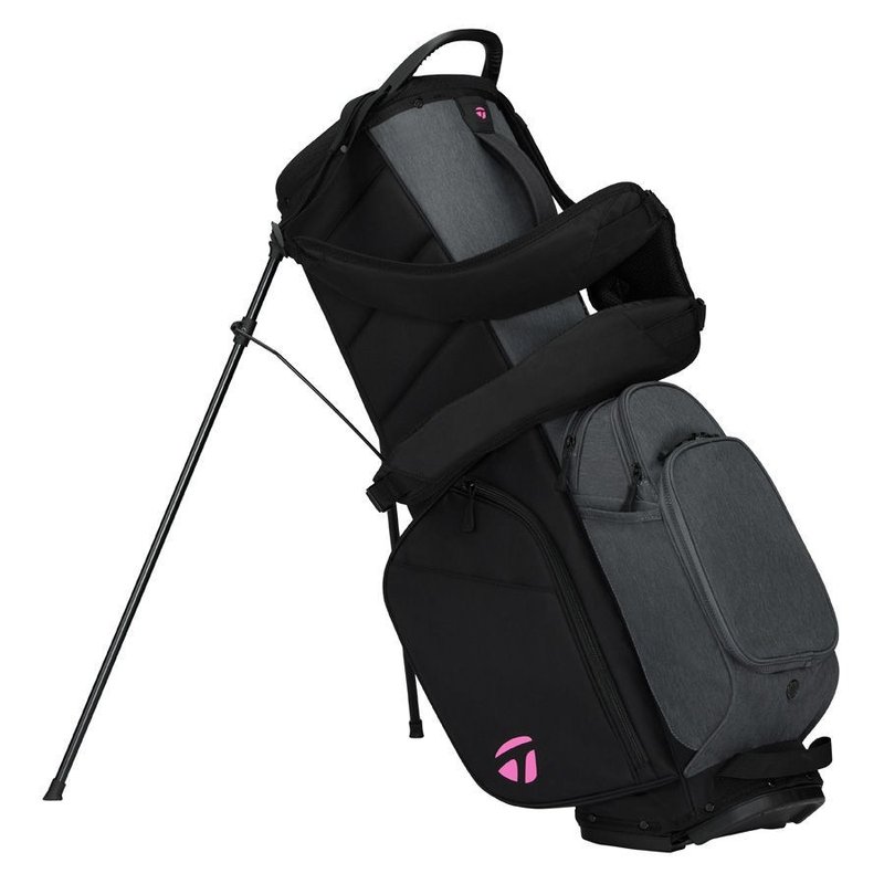TaylorMade FlexTech Crossover stand bag, grijs/roze/zwart