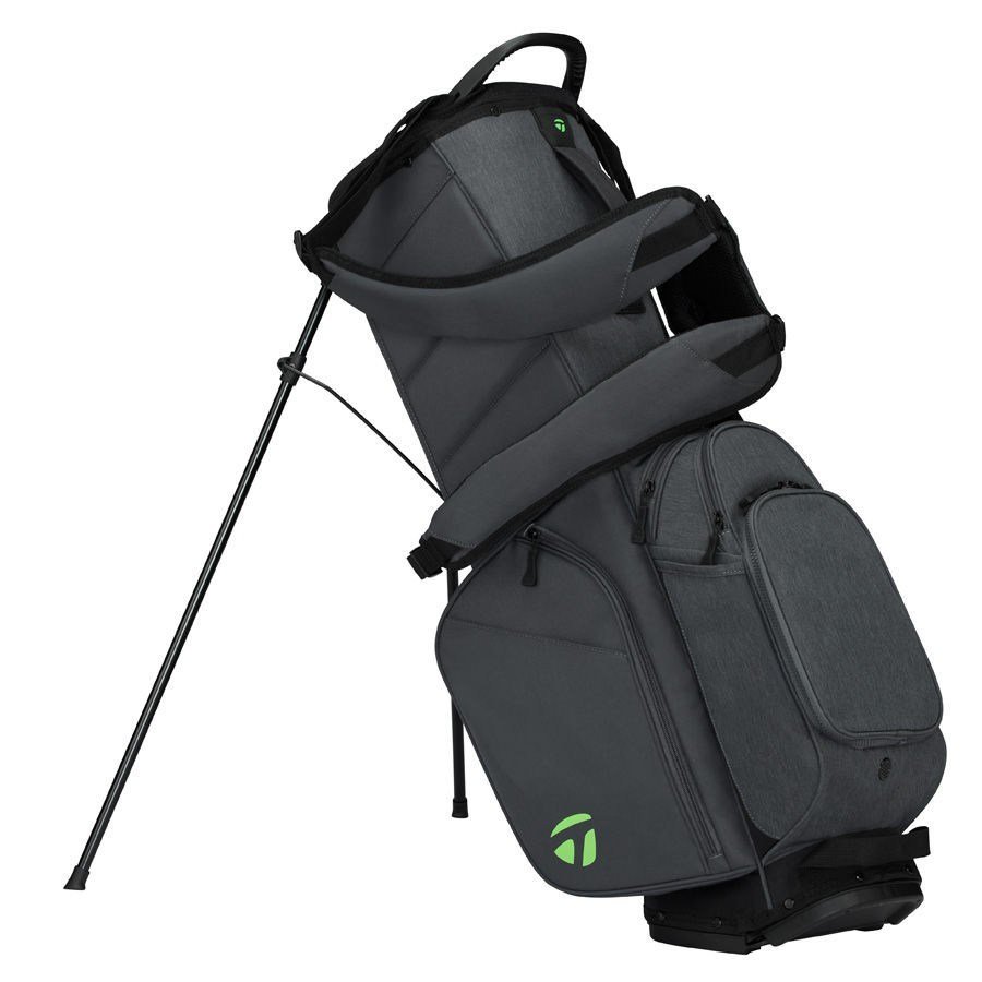 TaylorMade FlexTech Crossover stand bag, grijs/neongroen