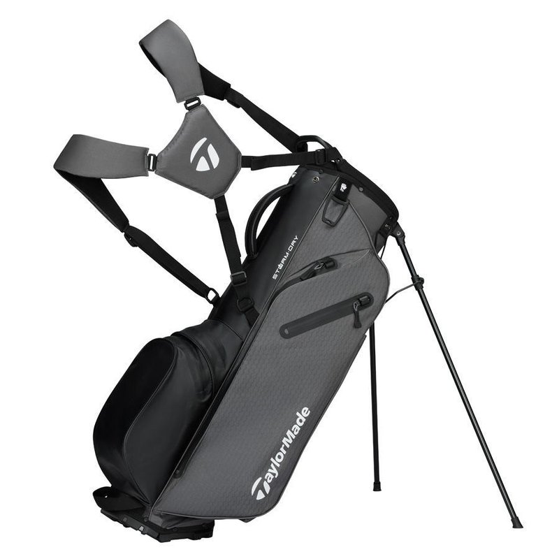 TaylorMade Storm-Dry Waterproof stand bag, grijs/zwart