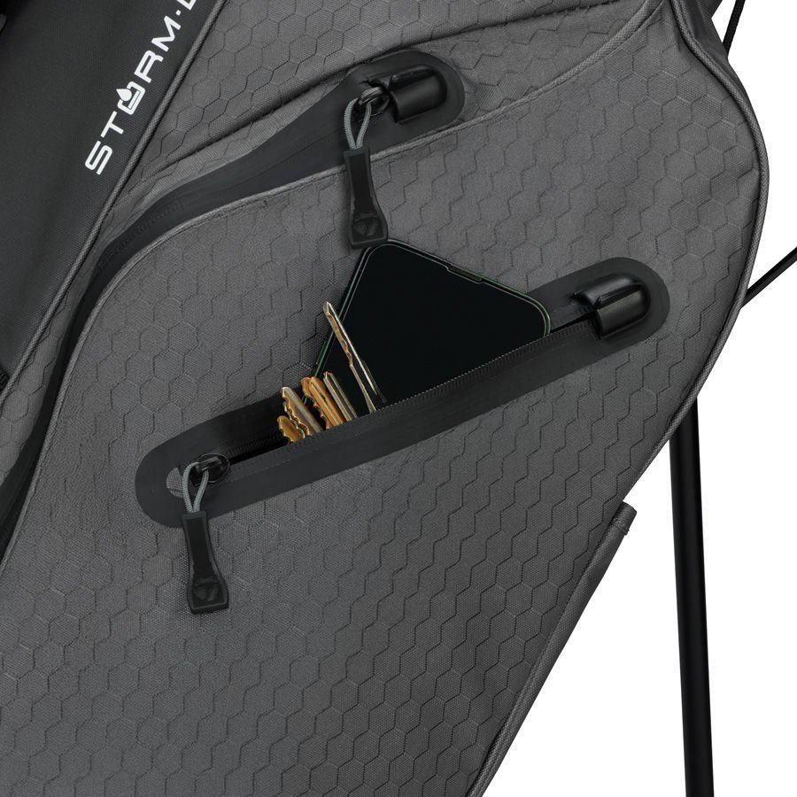 TaylorMade Storm-Dry Waterproof stand bag, grijs/zwart