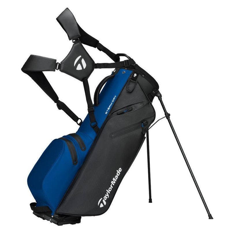 TaylorMade Storm-Dry Waterproof stand bag, zwart/blauw