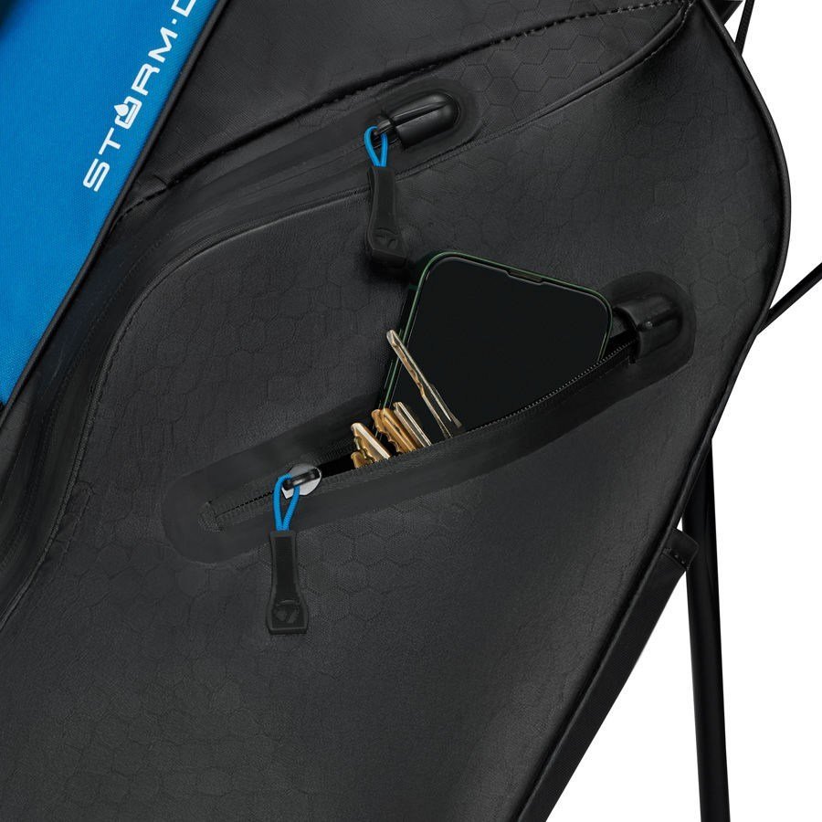 TaylorMade Storm-Dry Waterproof stand bag, zwart/blauw