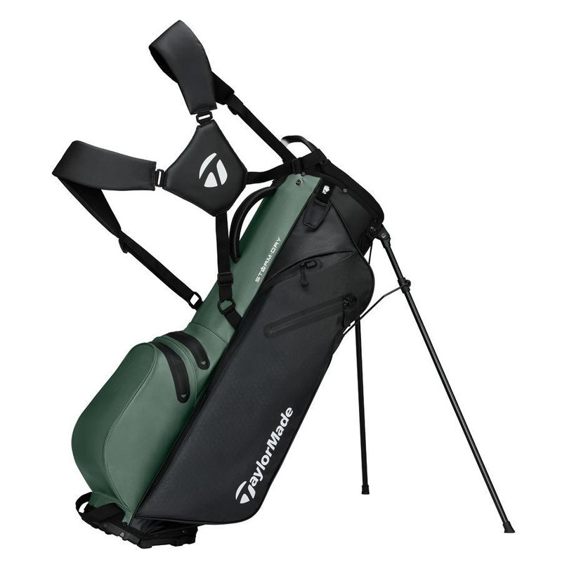 TaylorMade Storm-Dry Waterproof stand bag, zwart dark sage