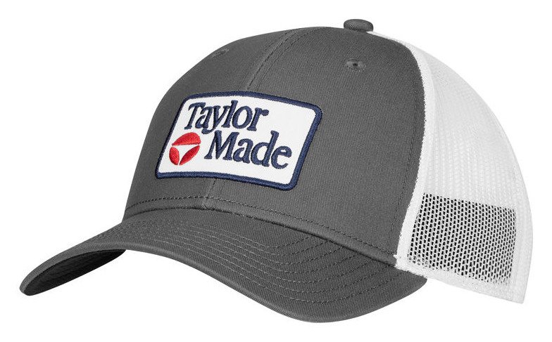 TaylorMade Radar Legacy Trucker heren cap, grijs/wit
