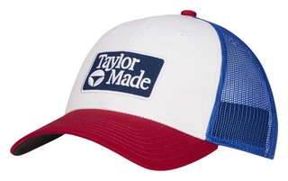 TaylorMade Radar Legacy Trucker heren cap, rood/wit/blauw