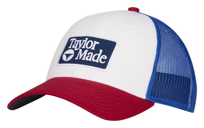 TaylorMade Radar Legacy Trucker heren cap, rood/wit/blauw