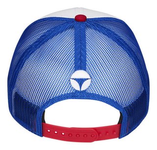 TaylorMade Radar Legacy Trucker heren cap, rood/wit/blauw