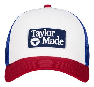 TaylorMade Radar Legacy Trucker heren cap, rood/wit/blauw