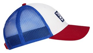 TaylorMade Radar Legacy Trucker heren cap, rood/wit/blauw