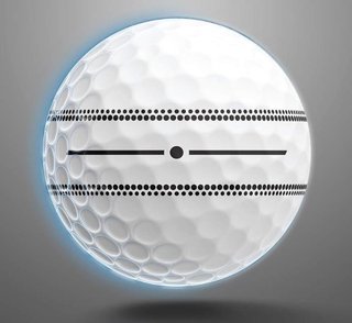 TaylorMade TP5 golfballen 2026, geel