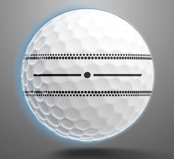 TaylorMade TP5 golfballen 2026, geel