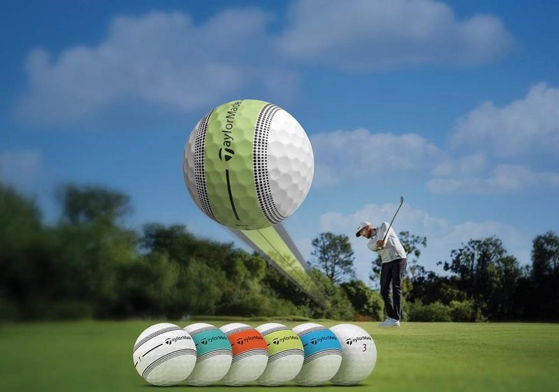 TaylorMade Tour Response Stripe golfballen