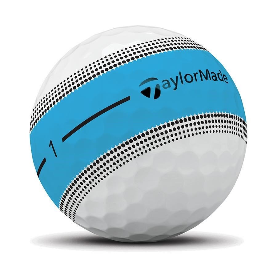 TaylorMade Tour Response Stripe golfballen, blauw