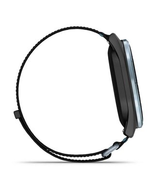 Garmin Approach J1 junior GPS horloge, zwart/azuurblauw aluminium