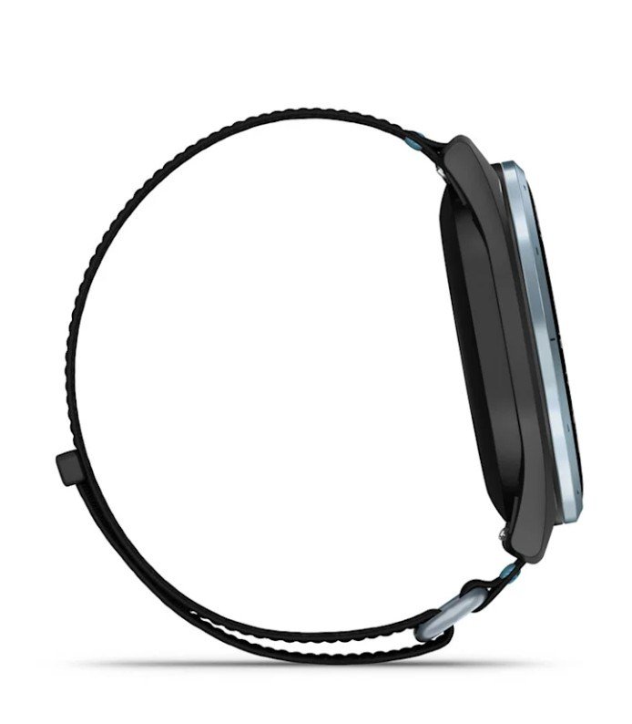 Garmin Approach J1 junior GPS horloge, zwart/azuurblauw aluminium
