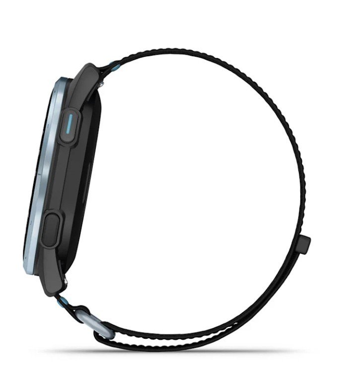 Garmin Approach J1 junior GPS horloge, zwart/azuurblauw aluminium