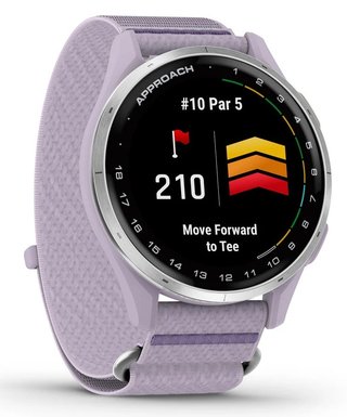 Garmin Approach J1 junior GPS horloge, lila/zilver aluminium