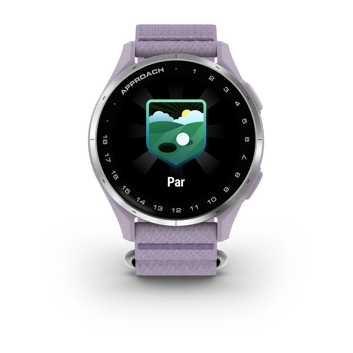 Garmin Approach J1 junior GPS horloge, lila/zilver aluminium