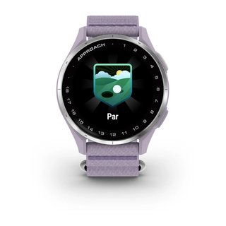Garmin Approach J1 junior GPS horloge, lila/zilver aluminium