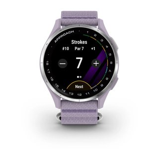 Garmin Approach J1 junior GPS horloge, lila/zilver aluminium