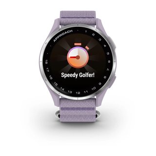 Garmin Approach J1 junior GPS horloge, lila/zilver aluminium