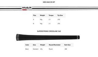 TaylorMade Qi Max heren ijzers, staal