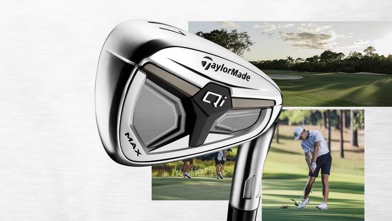 TaylorMade Qi Max heren ijzers, staal