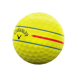 Callaway Chrome Soft 26 360 Triple Track golfballen, geel