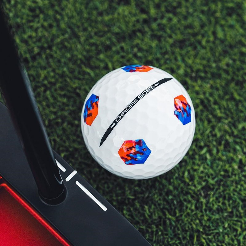 Callaway Chrome Soft 26 TruTrack Blue/Red golfballen