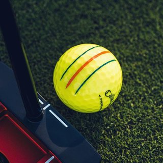 Callaway Chrome Tour Triple Track golfballen, geel