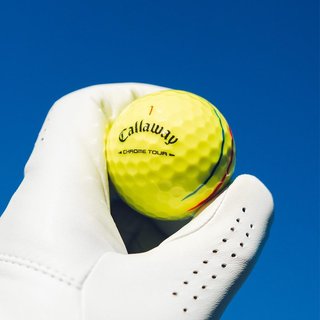 Callaway Chrome Tour Triple Track golfballen, geel