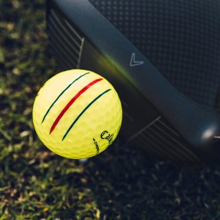 Callaway Chrome Tour Triple Track golfballen, geel