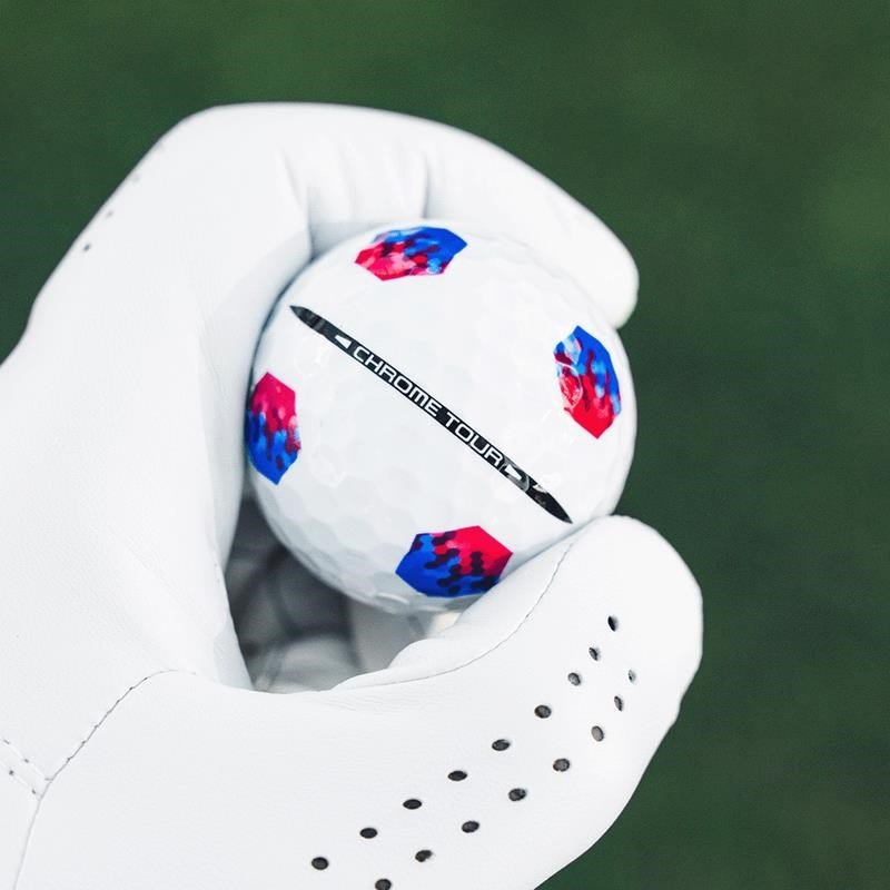 Callaway Chrome Tour TruTrack Blue/Red golfballen