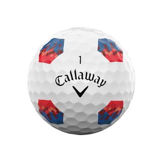 Callaway Chrome Tour TruTrack Blue/Red golfballen