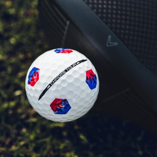 Callaway Chrome Tour TruTrack Blue/Red golfballen