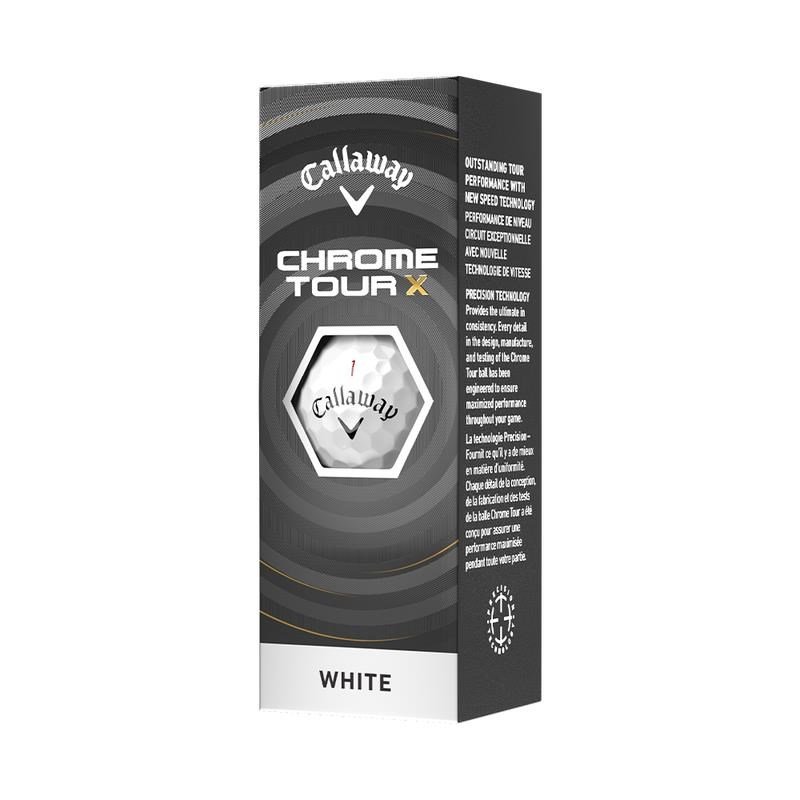 Callaway Chrome Tour X golfballen 2026 (12 ballen)