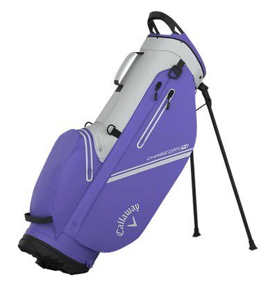 Callaway Chase Dry stand bag, zilver/paars