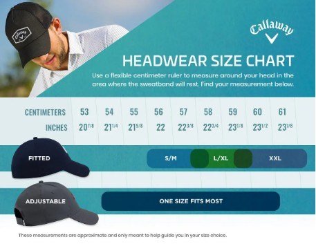 Callaway Liquid Metal heren pet, zwart